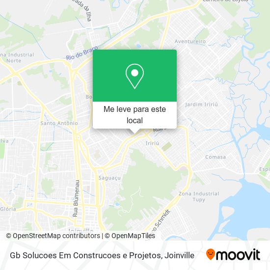 Gb Solucoes Em Construcoes e Projetos mapa