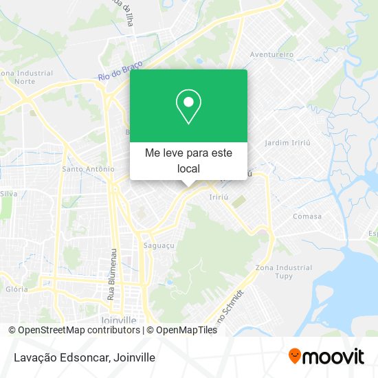 Lavação Edsoncar mapa