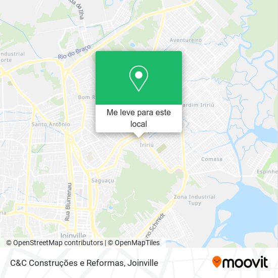 C&C Construções e Reformas mapa