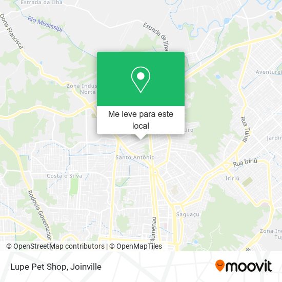 Lupe Pet Shop mapa