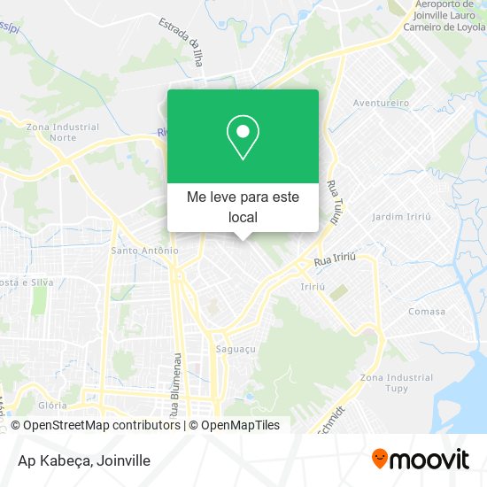 Ap Kabeça mapa