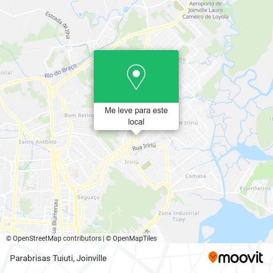 Parabrisas Tuiuti mapa