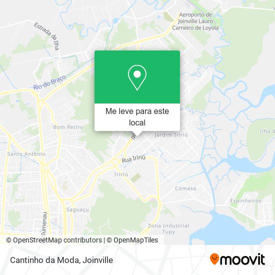 Cantinho da Moda mapa