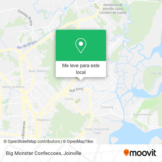 Big Monster Confeccoes mapa