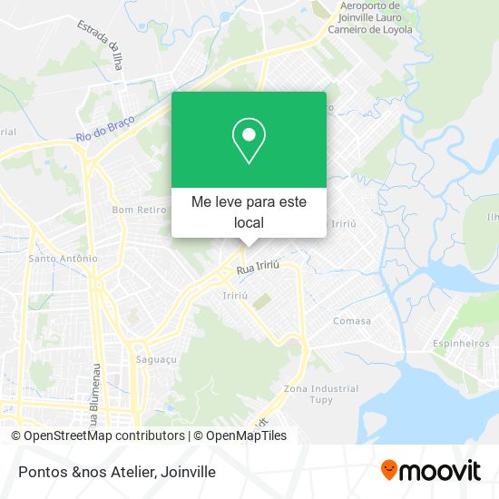 Pontos &nos Atelier mapa