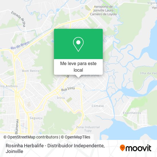 Rosinha Herbalife - Distribuidor Independente mapa