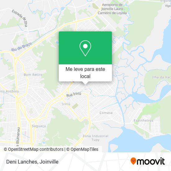 Deni Lanches mapa