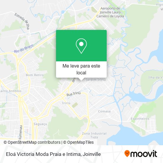 Eloá Victoria Moda Praia e Intima mapa