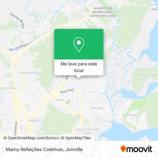 Mamy Refeições Coletivas mapa
