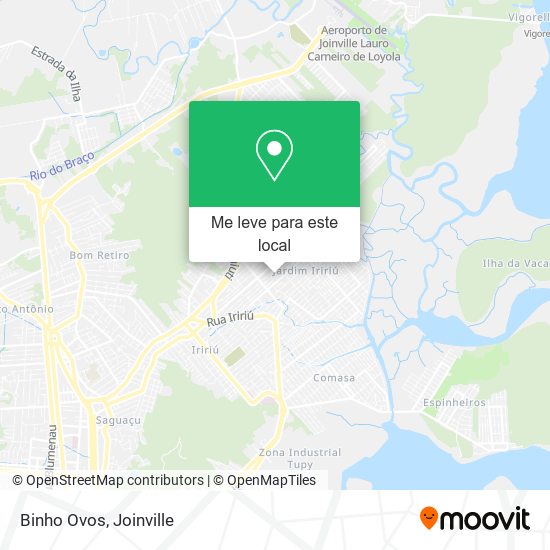 Binho Ovos mapa