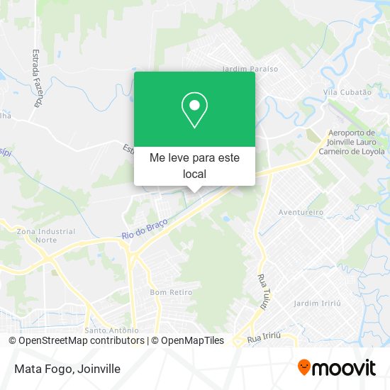 Mata Fogo mapa