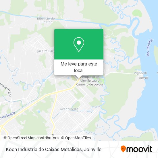 Koch Indústria de Caixas Metálicas mapa