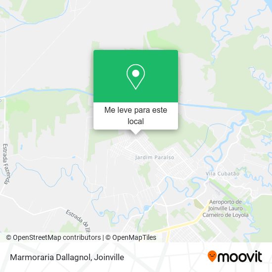 Marmoraria Dallagnol mapa