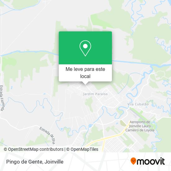 Pingo de Gente mapa