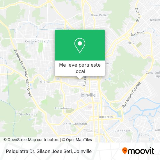 Psiquiatra Dr. Gilson Jose Seti mapa