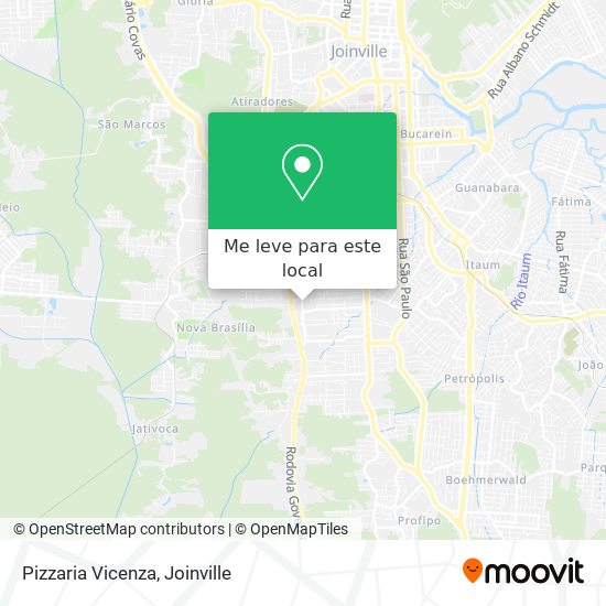 Pizzaria Vicenza mapa