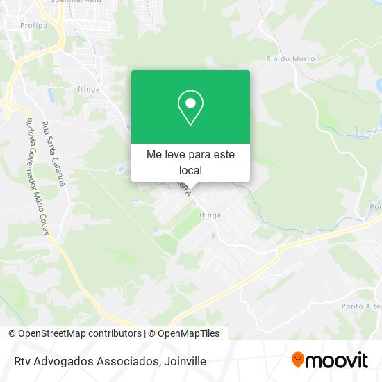 Rtv Advogados Associados mapa