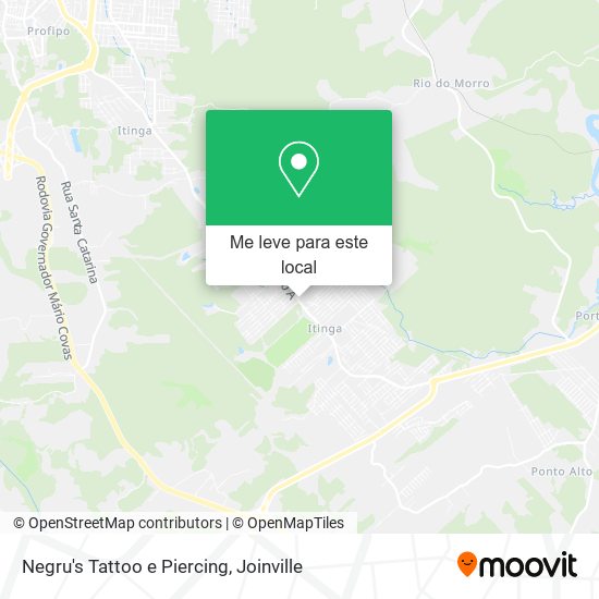 Negru's Tattoo e Piercing mapa
