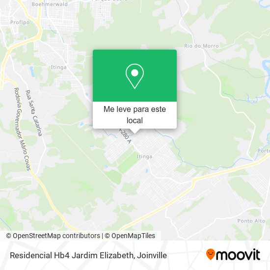 Residencial Hb4 Jardim Elizabeth mapa