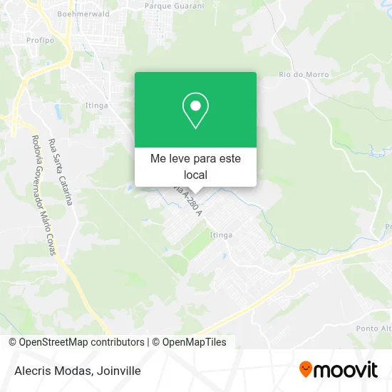 Alecris Modas mapa