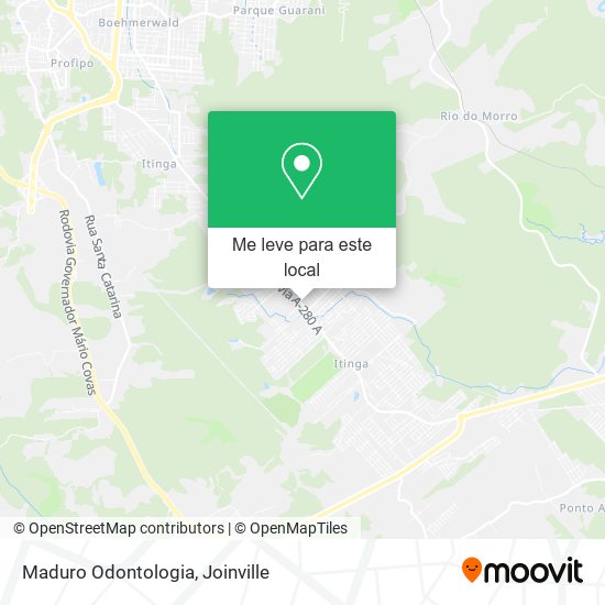 Maduro Odontologia mapa