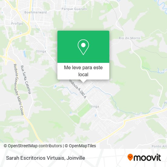 Sarah Escritorios Virtuais mapa