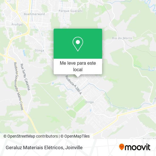 Geraluz Materiais Elétricos mapa
