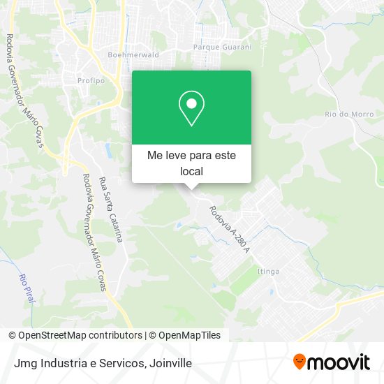 Jmg Industria e Servicos mapa
