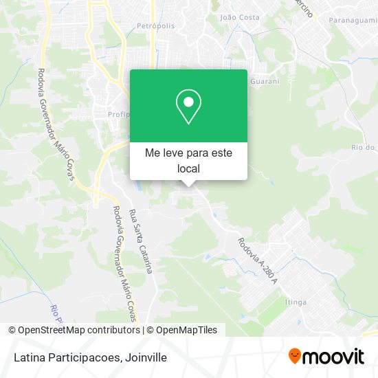 Latina Participacoes mapa