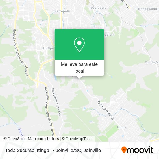 Ipda Sucursal Itinga I - Joinville / SC mapa