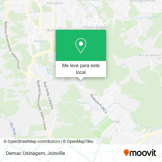 Demac Usinagem mapa
