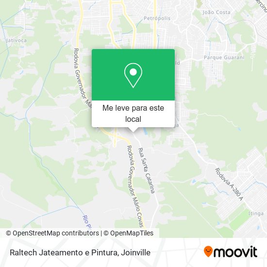 Raltech Jateamento e Pintura mapa