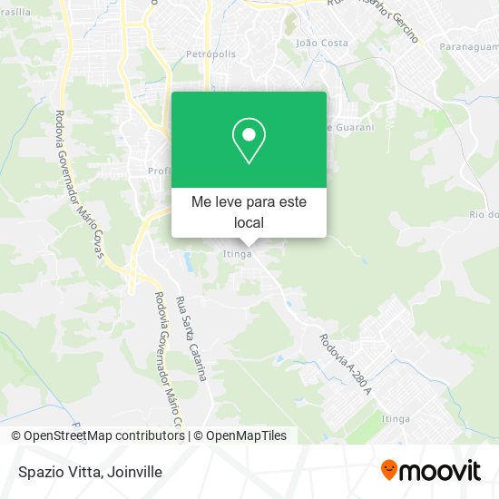 Spazio Vitta mapa