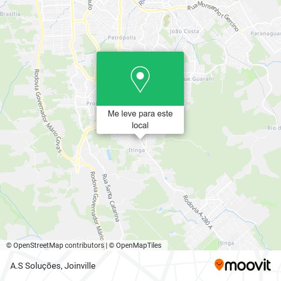 A.S Soluções mapa