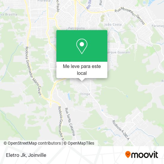 Eletro Jk mapa