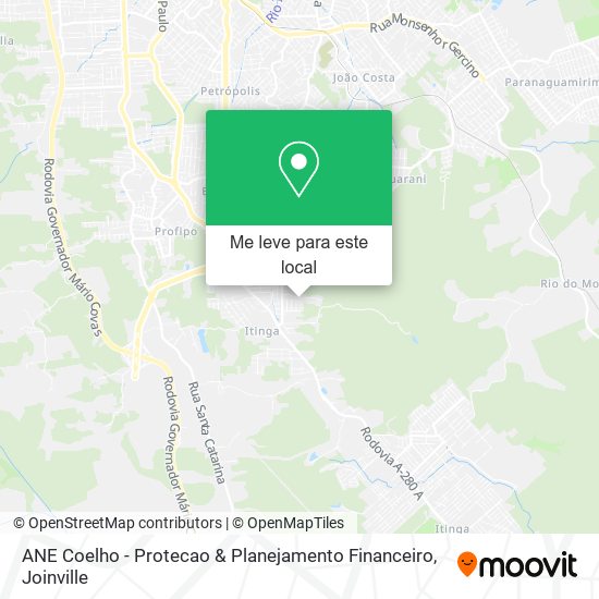 ANE Coelho - Protecao & Planejamento Financeiro mapa