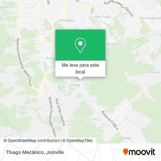 Thiago Mecânico mapa