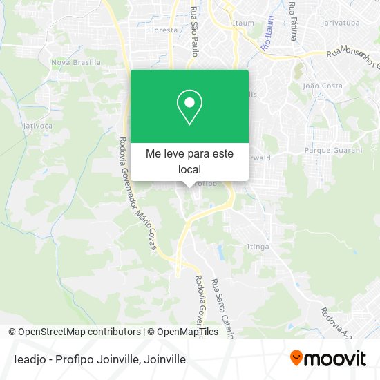 Ieadjo - Profipo Joinville mapa