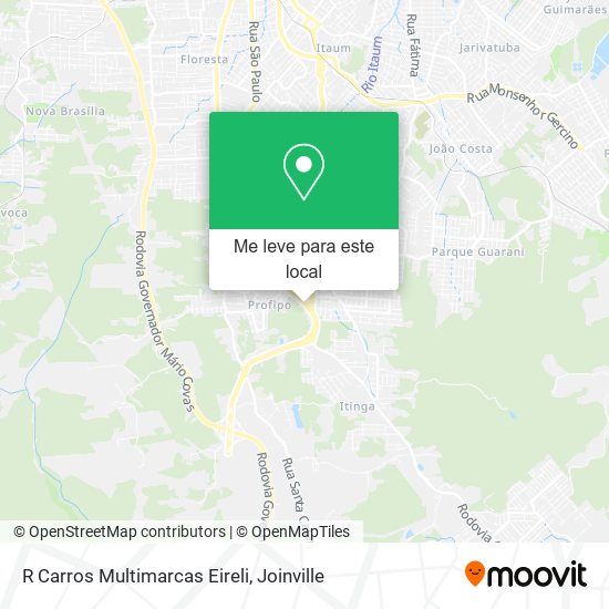 R Carros Multimarcas Eireli mapa