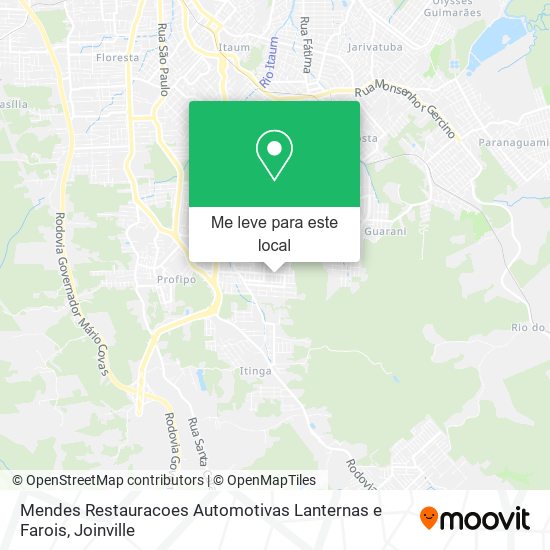Mendes Restauracoes Automotivas Lanternas e Farois mapa