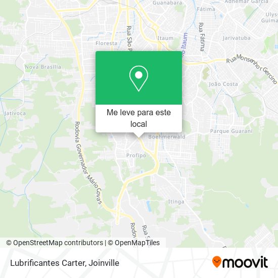 Lubrificantes Carter mapa