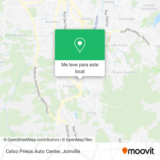 Celso Pneus Auto Center mapa