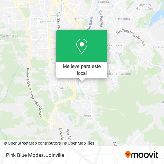 Pink Blue Modas mapa