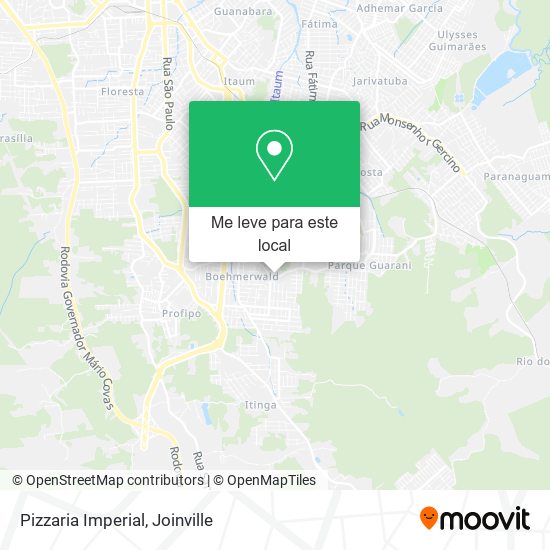 Pizzaria Imperial mapa