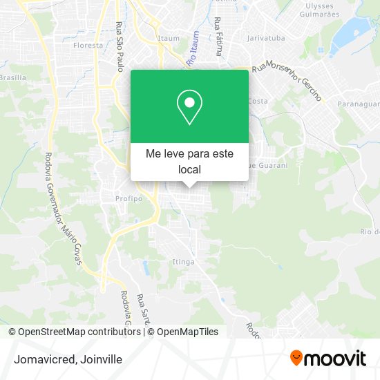 Jomavicred mapa