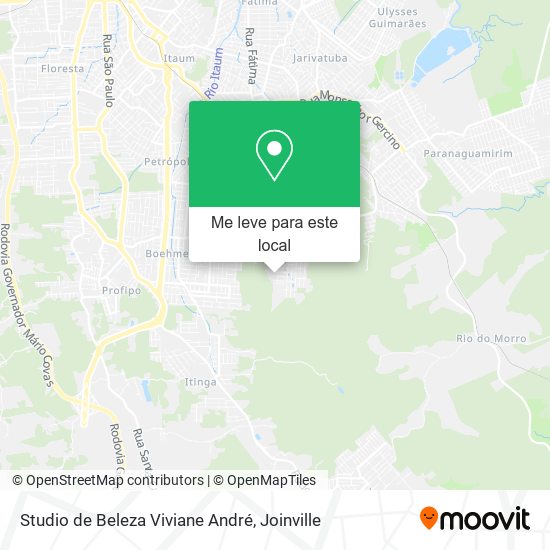 Studio de Beleza Viviane André mapa