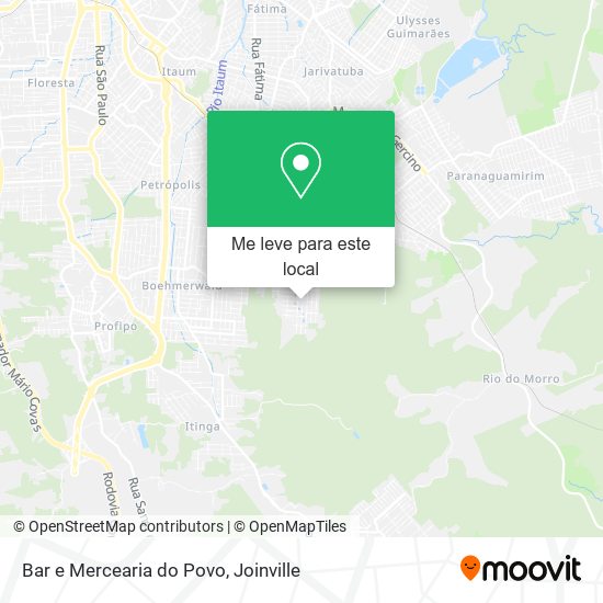 Bar e Mercearia do Povo mapa