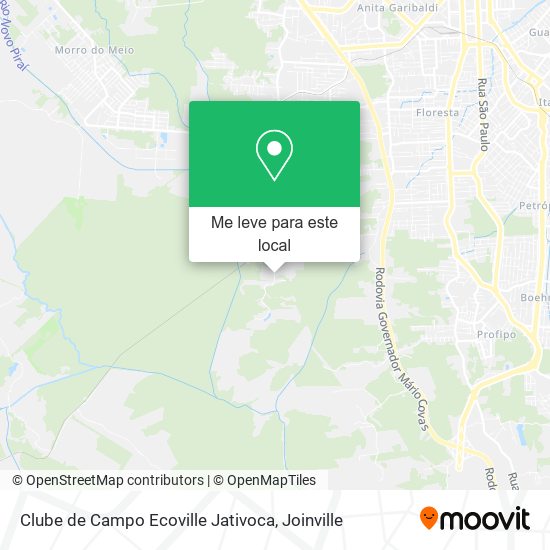 Clube de Campo Ecoville Jativoca mapa