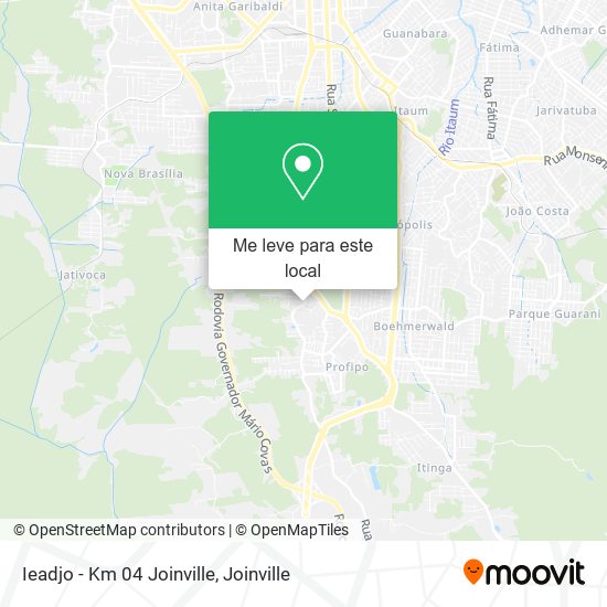 Ieadjo - Km 04 Joinville mapa