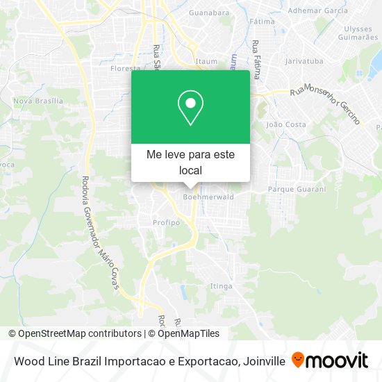 Wood Line Brazil Importacao e Exportacao mapa
